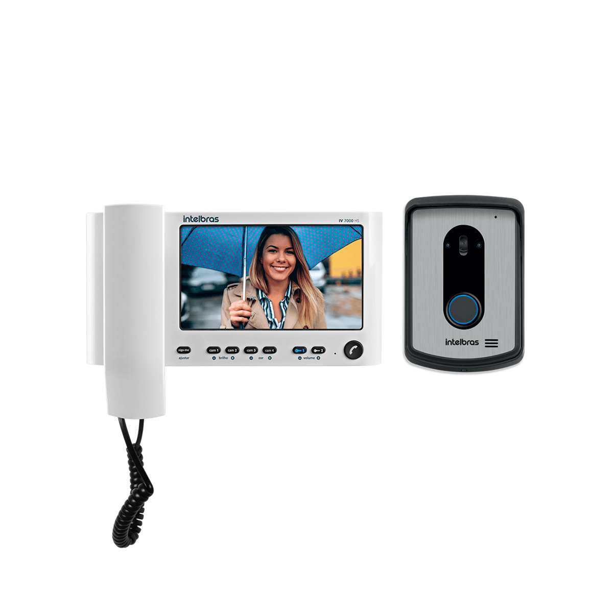 Videoporteiro com monitor interno