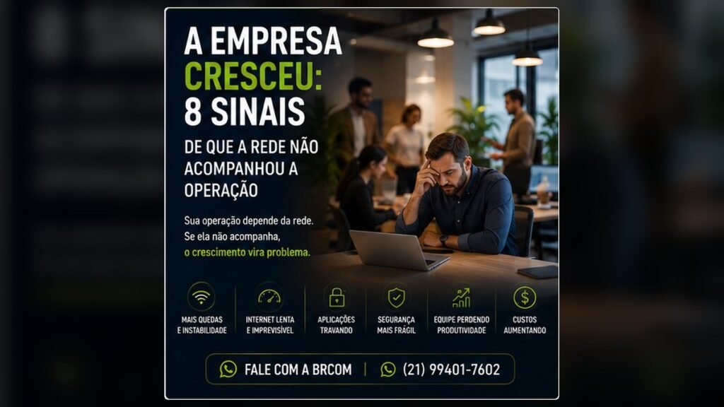Rack de rede de uma empresa que cresceu, com switches empilhados