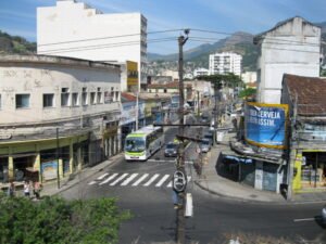 Vista real do bairro Engenho Novo na Zona Norte do Rio de Janeiro