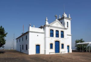 Vista real da Igreja Nossa Senhora da Penna em Jacarepaguá, Rio de Janeiro
